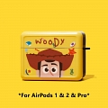 Cute Amarelo Woody | Airpod Case | Silicone Case for Apple AirPods 1, 2, Pro Cosplay